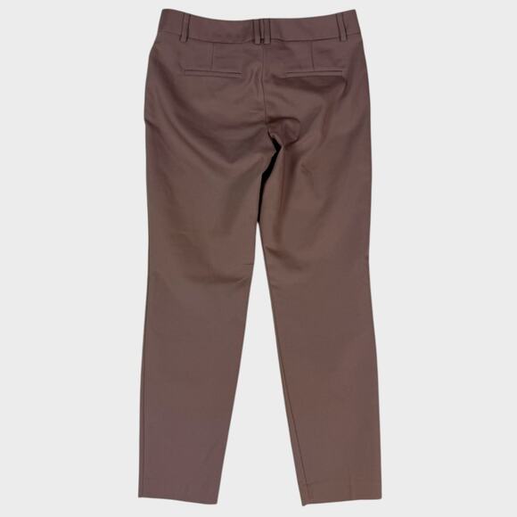 Express Editor 2R Womens Pants Brown Polyester Cotton - Picture 7 of 8